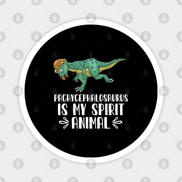 Pachycephalosaurus is My Spirit Animal Magnet by simonStufios